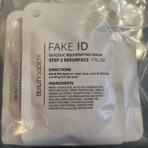 Beauty Society refill Fake ID glycolic rejuvenating serum (2 pack)
